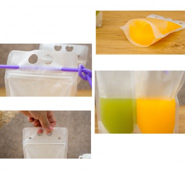 Translucent Stand-up Plastic Drinking Bag