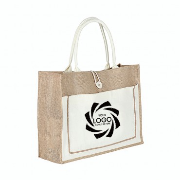 Medium Natural Jute Tote