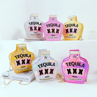 Tequila Bottle Shaped Shoulder Handbag