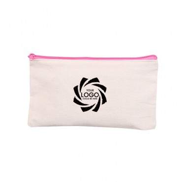 Chroma Zip Cotton Pouch