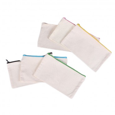 Chroma Zip Cotton Pouch