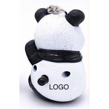 Plastic Panda keychain