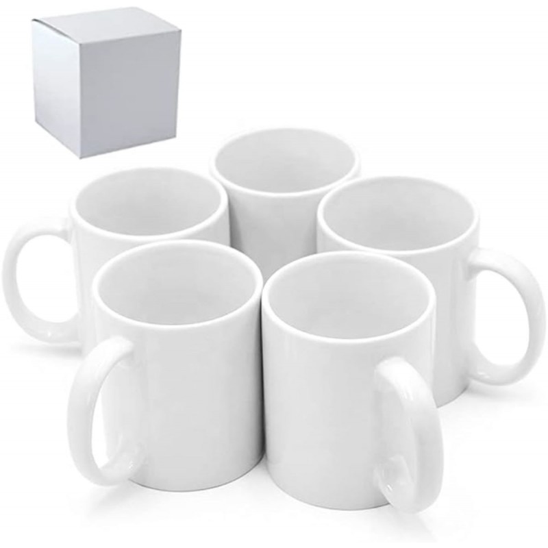 11 Oz. White Ceramic Mug