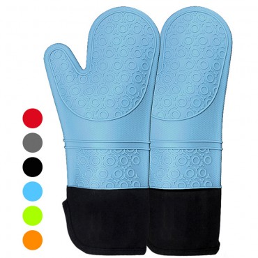 Silicon grilling oven gloves