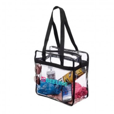 Game Day Clear Zippered Tote