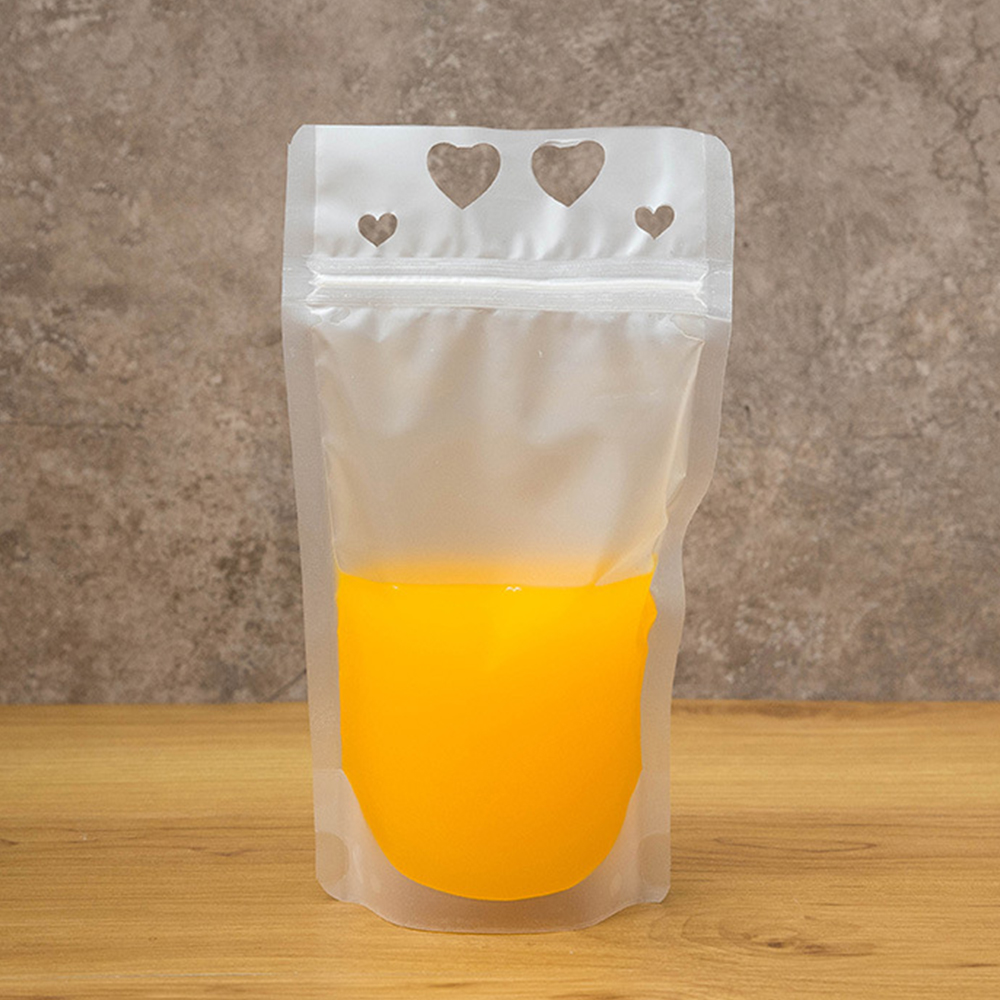 Translucent Stand-up Plastic Drinking Bag