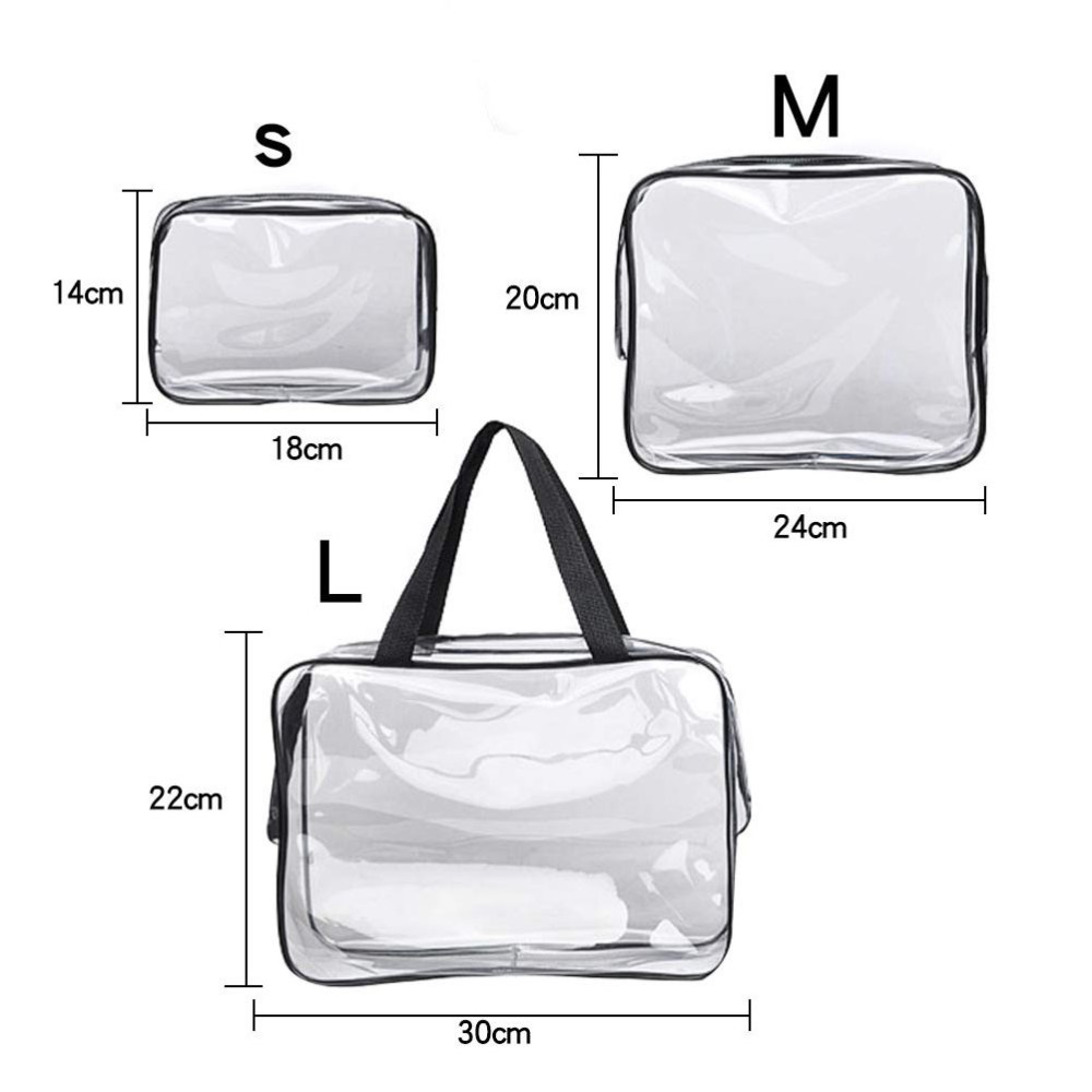 PVC Toiletry Bag Set