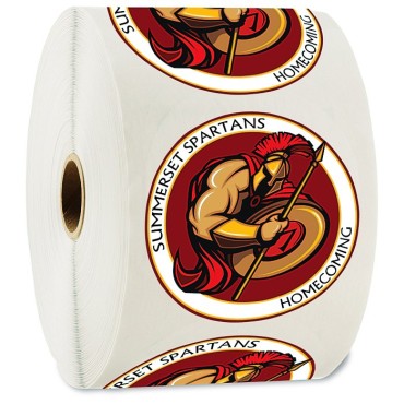 Full Color Sticker by the Roll - Circle - 3"